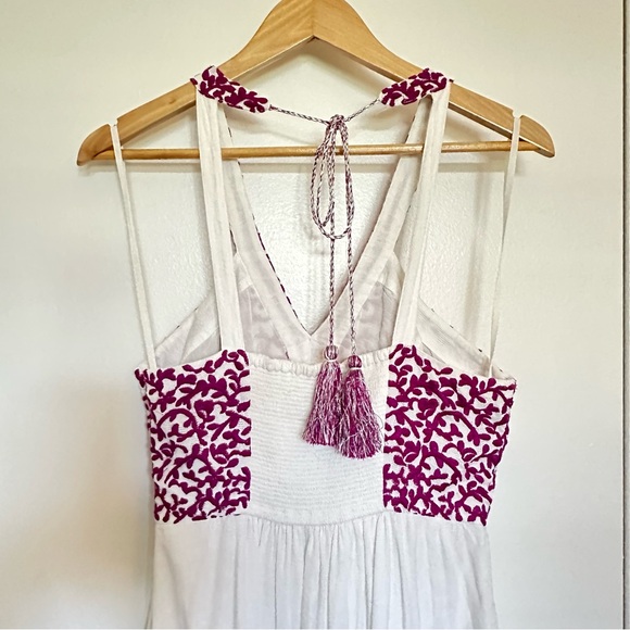 Embroidered Anthropologie Maxi Dress Size 6 - Picture 3 of 10